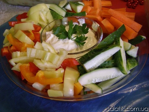 овощной салат ассорти