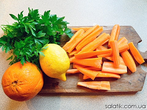 морковь гриль с апельсиновым соусом