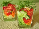 фитнес салат с овощами